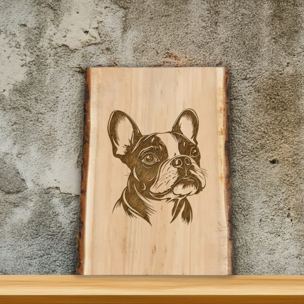 Artistic French Bulldog Illustration SVG Design Element - Image 2