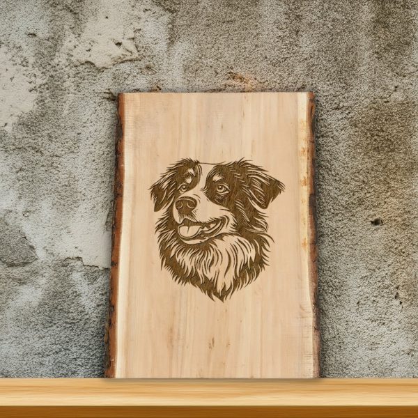 Australian Shepherd Dog Head SVG Design Element - Image 2