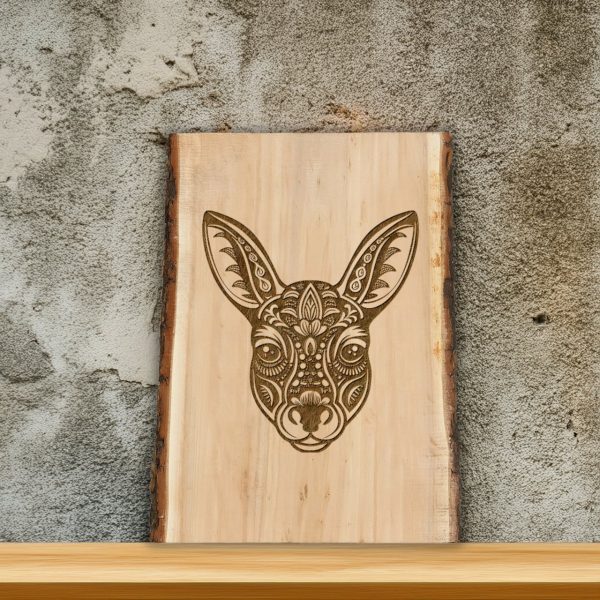 Intricate Deer Head Mandala Art Laser SVG Design - Image 4