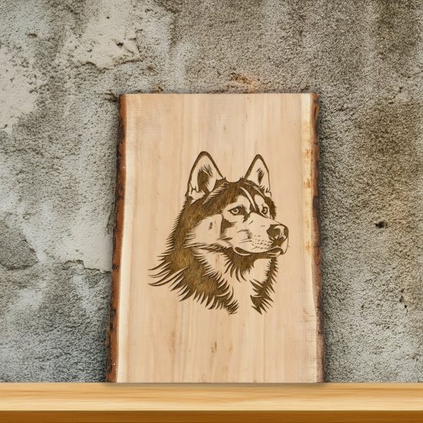 Intricate Husky Dog Face Illustration SVG Design Element - Image 2