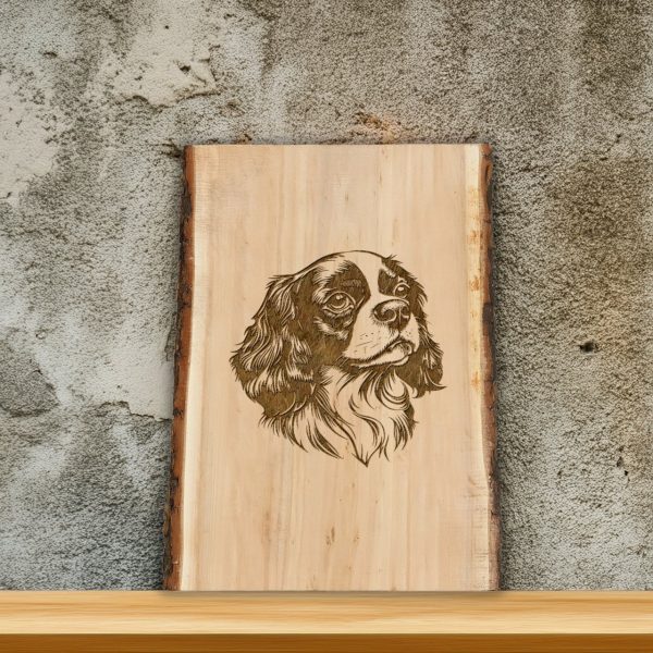 Intricate Detailed Spaniel Dog Head SVG Design Element - Image 2