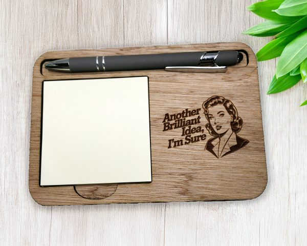 Another Brilliant Idea I'm Sure Laser SVG Sticky Notepad Holder