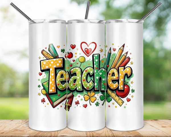 Teacher Skinny Tumbler Wrap