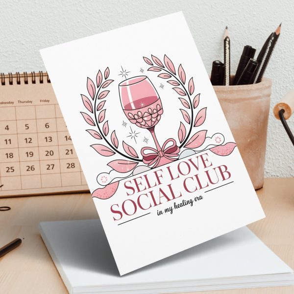 Self Love Social Club Sublimation Design 300 dpi PNG - Image 4