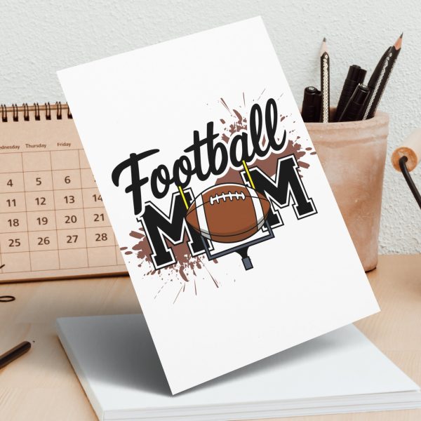 Football Mom Clipart, Football PNG Design, 300 DPI Transparent Background, Football Mom Sublimation, Sports Mom Graphic - Image 3