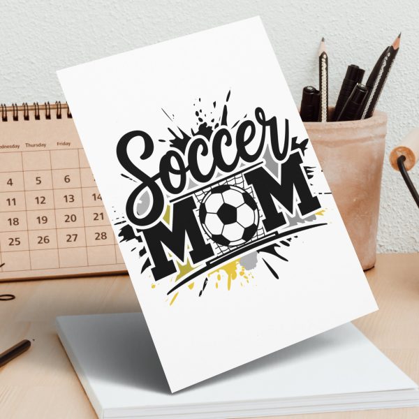 Soccer Mom 300 DPI Transparent PNG Download, Soccer Mom Clipart, Soccer Mom Digital Design, Soccer Graphic for Shirts, Soccer Mom Decal - Image 3