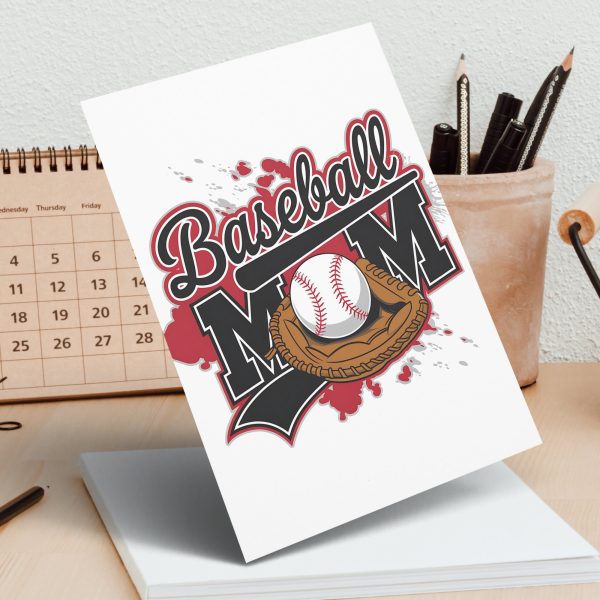 Baseball Mom PNG Design, Baseball Lover PNG, Sports Mom Clipart, High-Quality 300 DPI Image, Digital Download, Transparent Background - Image 3