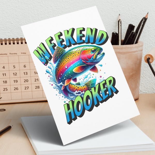 Weekend Hooker Fishing Design 300 DPI Transparent PNG Sublimation Design - Image 3