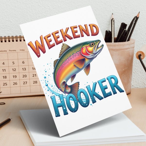 Weekend Hooker Fishing Graphic 300DPI Tansparent PNG Sublimation Design - Image 3