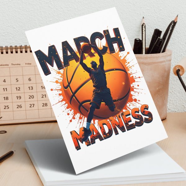 March Madness Basketball Dunk 300DPI Tansparent PNG Sublimation Design - Image 3