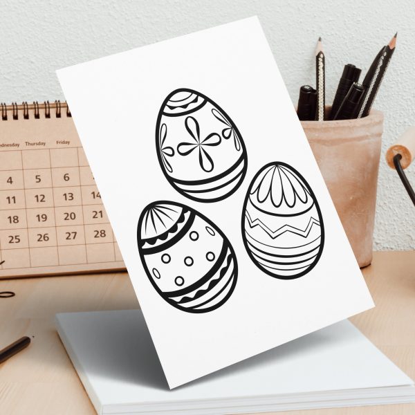 Decorative Easter Eggs Illustration SVG File Design Element - Image 7