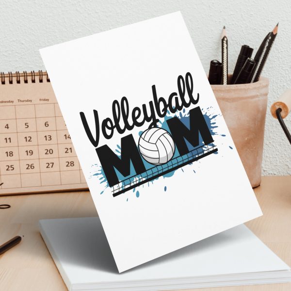 Volleyball Mom PNG Design, Sports Mom Clipart, High Resolution 300 DPI, Transparent Background, Printable Volleyball Art - Image 3