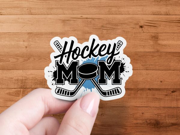 Hockey Mom 300 DPI Transparent PNG Design, Ice Hockey Mom Digital Download, Sports Mom Clipart for Shirts, Totes, Decals - Image 4