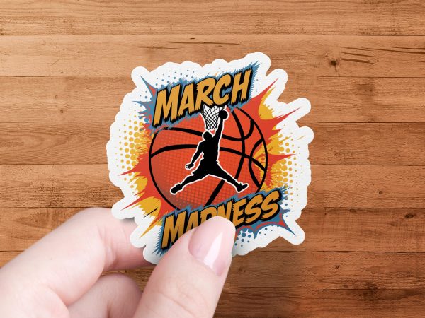 March Madness Basketball Art 300DPI Tansparent PNG Sublimation Design - Image 4