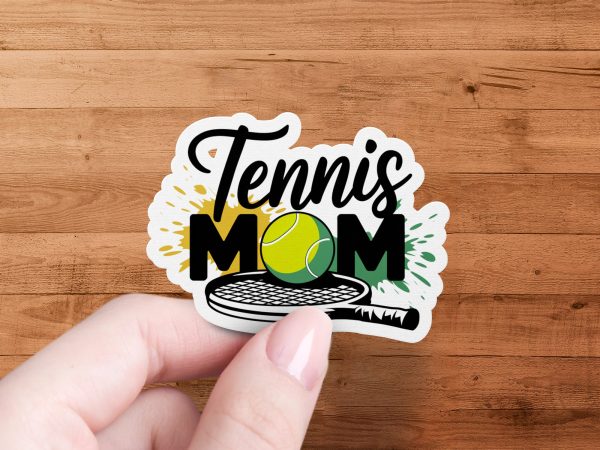 Tennis Mom Design, Tennis Mom PNG, Tennis Racket and Ball, 300 DPI PNG, Sports Mom png, Tennis Mom Clipart, Instant Download - Image 4