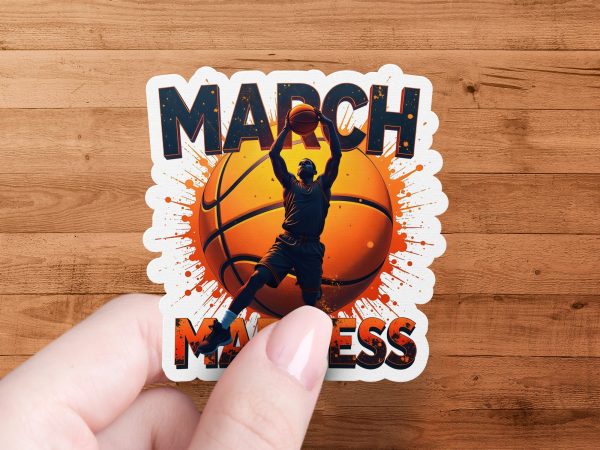 March Madness Basketball Dunk 300DPI Tansparent PNG Sublimation Design - Image 4