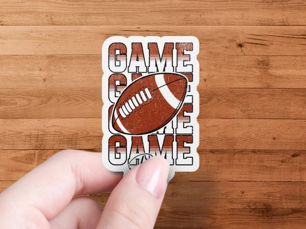 Game Day Football Themed 300 DPI Transparent PNG Sublimation Design - Image 4