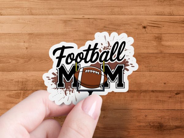 Football Mom Clipart, Football PNG Design, 300 DPI Transparent Background, Football Mom Sublimation, Sports Mom Graphic - Image 4