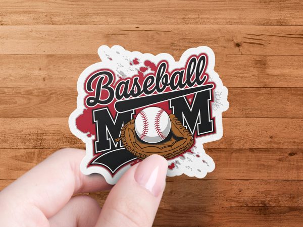 Baseball Mom PNG Design, Baseball Lover PNG, Sports Mom Clipart, High-Quality 300 DPI Image, Digital Download, Transparent Background - Image 4