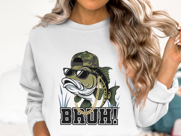 Cool Fish with Hat and Sunglasses 300 DPI Transparent PNG Sublimation Design