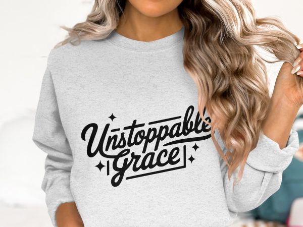 Unstoppable Grace Motivational SVG Design Element - Image 3