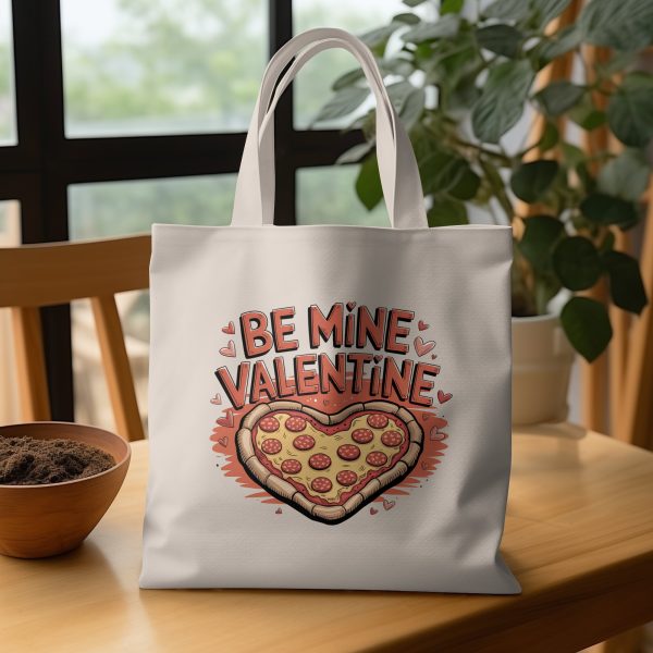 Be Mine Valentine Pizza Heart Design Sublimation Design 300 dpi PNG - Image 3