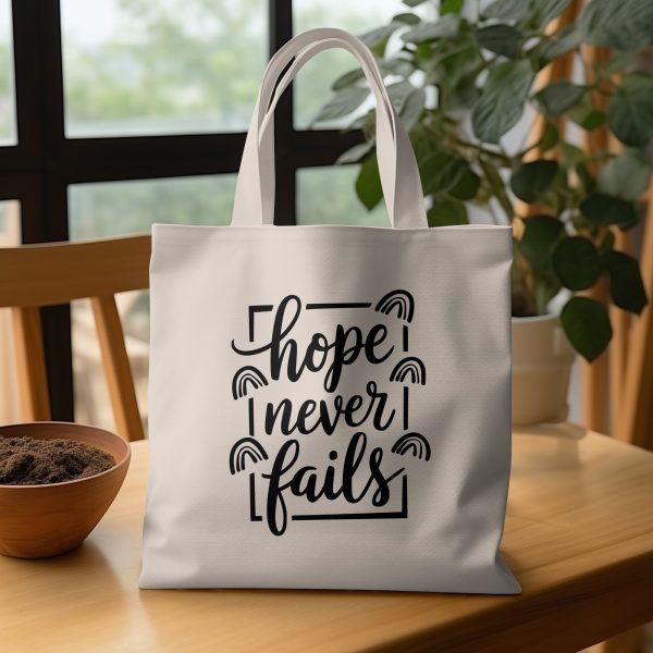 Hope Never Fails Calligraphy SVG Design Element - Image 5