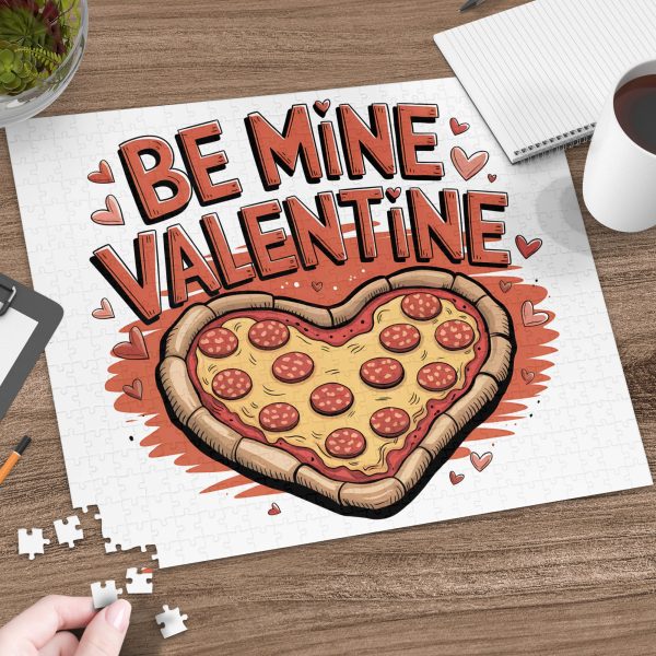 Be Mine Valentine Pizza Heart Design Sublimation Design 300 dpi PNG - Image 5