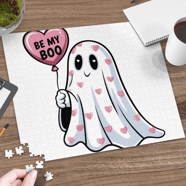 Cute Ghost with Balloon Be My Boo Sublimation Design 300 dpi PNG - Image 5