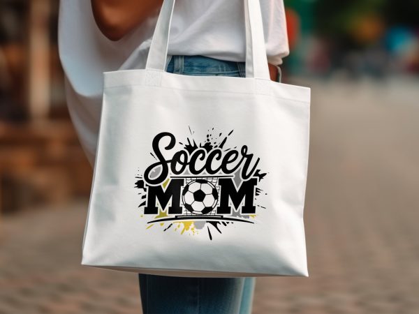 Soccer Mom 300 DPI Transparent PNG Download, Soccer Mom Clipart, Soccer Mom Digital Design, Soccer Graphic for Shirts, Soccer Mom Decal - Image 2