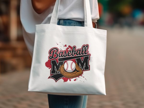 Baseball Mom PNG Design, Baseball Lover PNG, Sports Mom Clipart, High-Quality 300 DPI Image, Digital Download, Transparent Background - Image 2