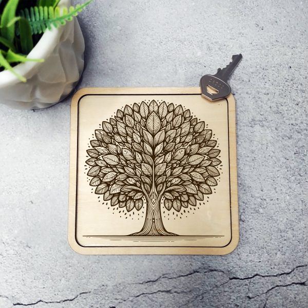 Intricate Tree with Detailed Leaves SVG Design Element File - Image 5