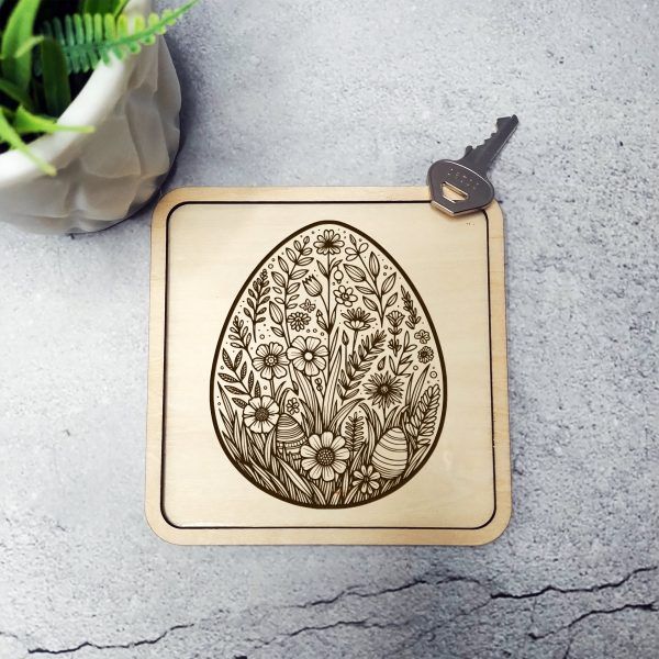 Intricate Easter Egg Floral Pattern SVG Design Element File - Image 5