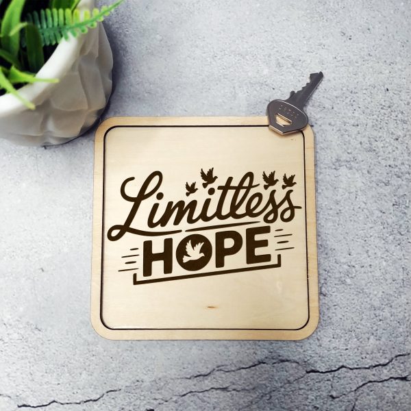 Inspiring Limitless Hope Word Art with Birds SVG Design Element - Image 2