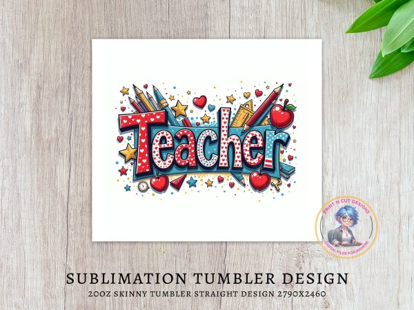 Teacher Tumbler Wrap - Image 3