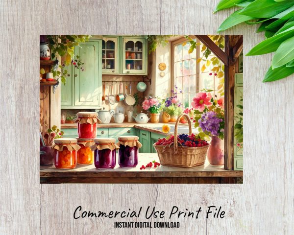 Cozy Vintage Kitchen Cutting Board Sublimation Design PNG - Image 2