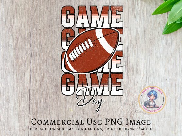 Game Day Basketball 300 DPI Transparent PNG Sublimation Design - Image 5