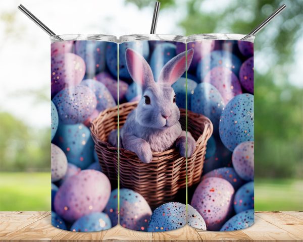 Cute Bunny Easter Tumbler Wrap