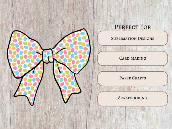 Polka Coquette Dot Bow 300 DPI Sublimation Design Transparent PNG Ready for Instant Download, Perfect for Crafts and DIY Projects - Image 6